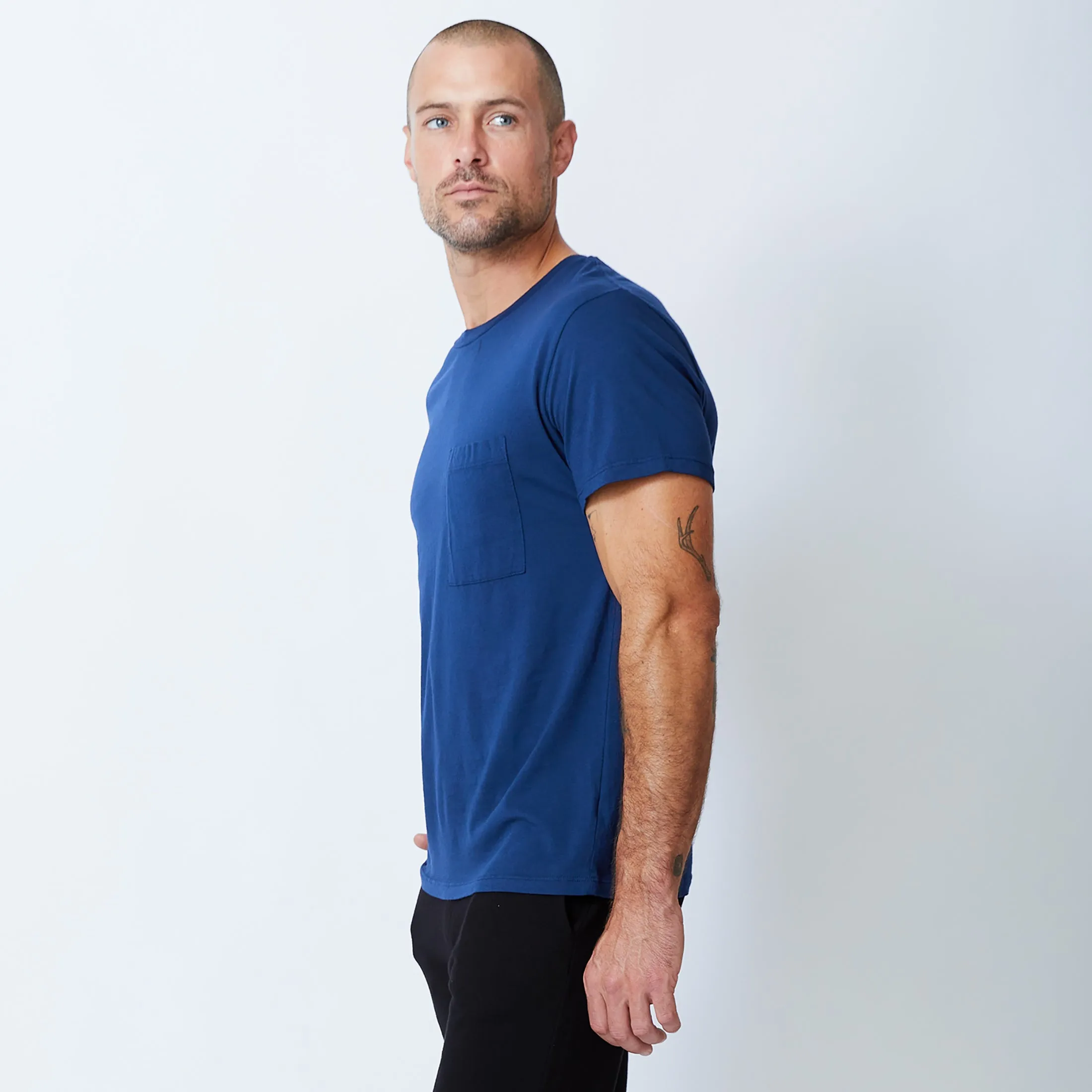 Relaxed Pocket Crew HeatSealed Seams