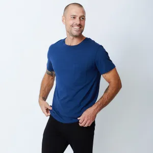 FlexibleWaistband Reinforced Hem Stitching Relaxed Pocket Crew