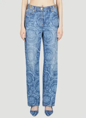 Versace Barocco Regular Fit Jeans