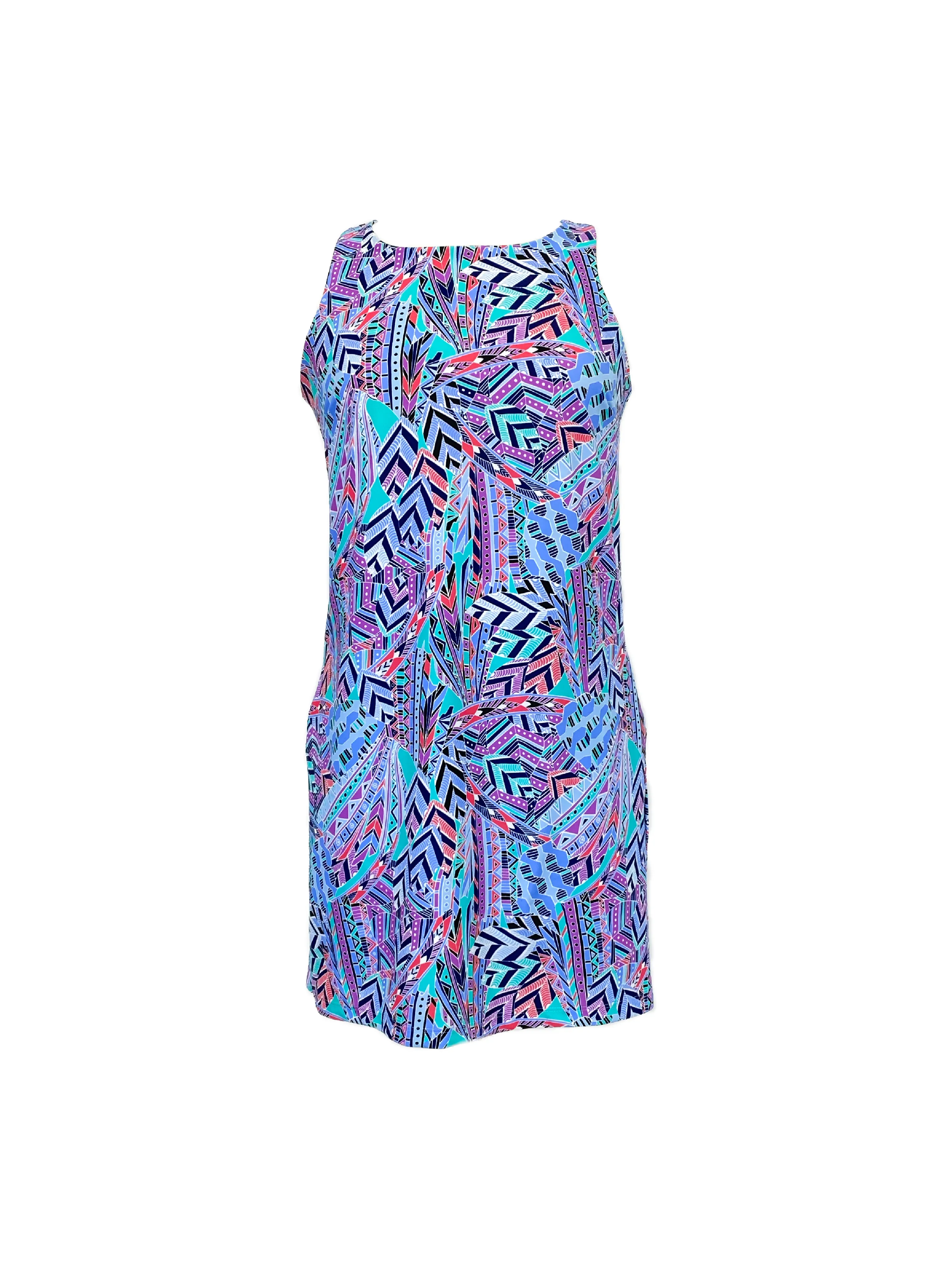 Classic Grace Summer Skort Dress Boho Feathers