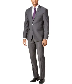 Vince Camuto Mens Slim Fit Wool Two Button Formal Suit