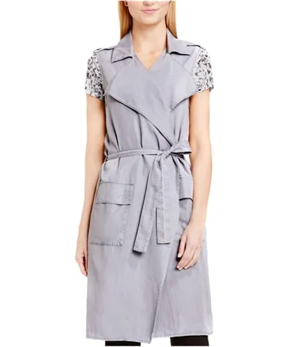 Vince Camuto Womens Belted Fashion Vest