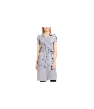 Vince Camuto Womens Belted Fashion Vest