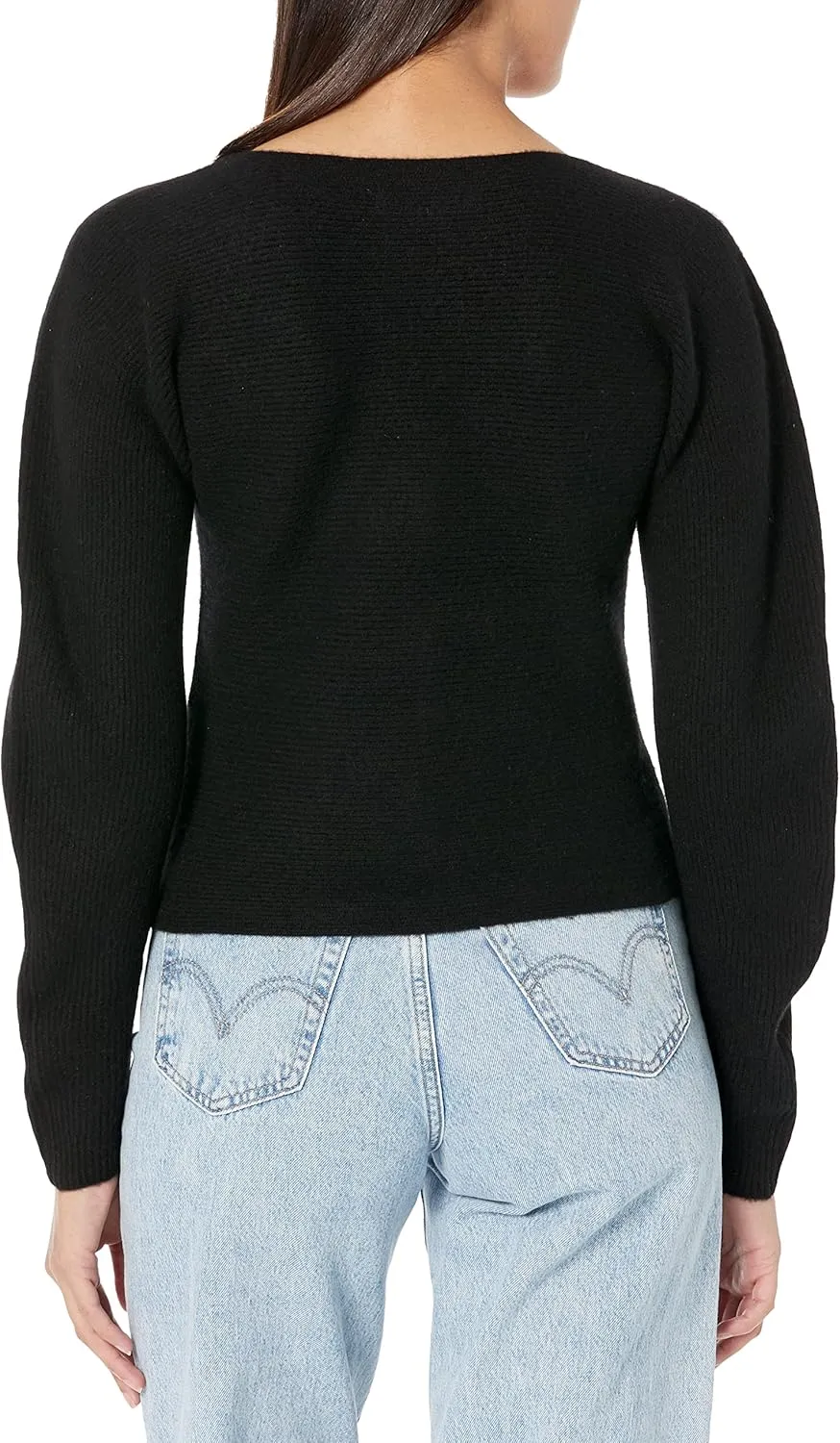 Vince Women's Ribbed Open Neck Cardigan