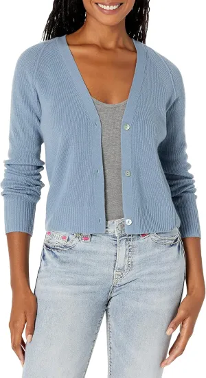 Vince Women's Ribbed Raglan Cardigan