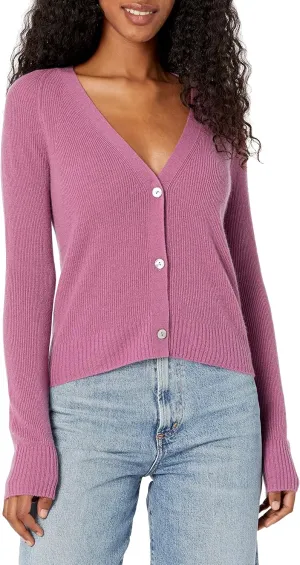 Vince Women's Ribbed Raglan Cardigan