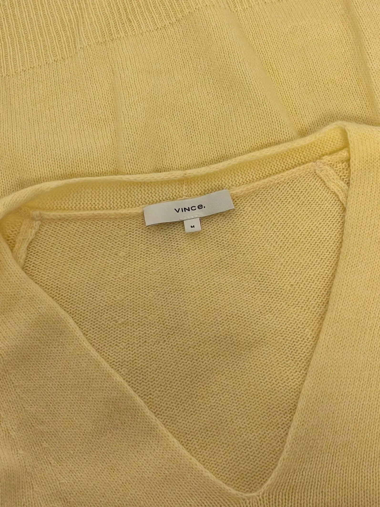 Vince Wool and Cashmere-Blend V-Neck Sweater