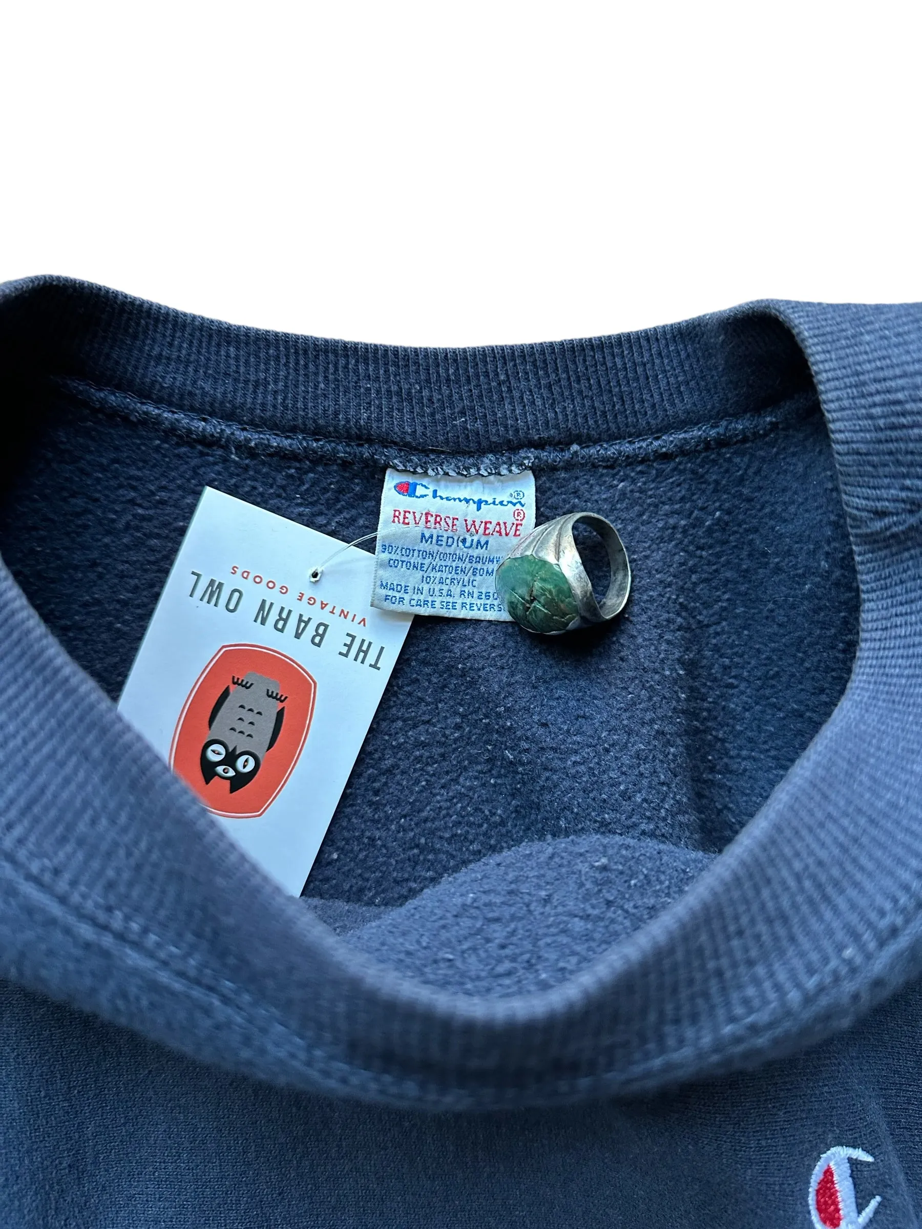 Vintage 1980s Champion Reverse Weave Sweatshirt SZ M | Vintage Crewneck Sweatshirts Seattle | Barn Owl Vintage Seattle