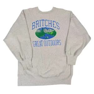 Vintage Champion Reverse Weave "Britches Great Outdoors" Crewneck Sweatshirt