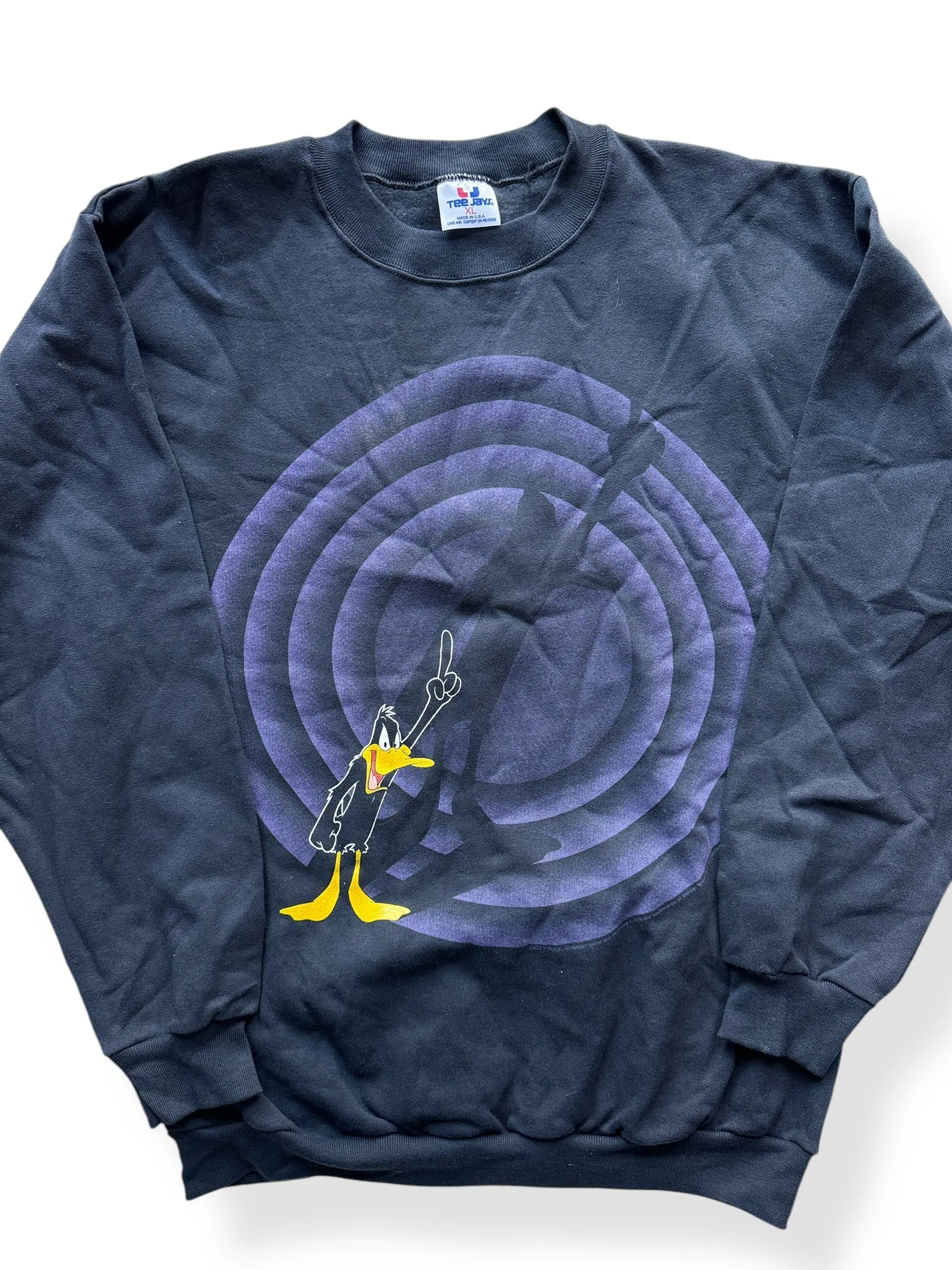 Vintage Daffy Duck Spotlight Crewneck SZ XL