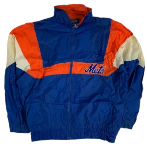 Vintage New York Mets "Starter" Color Block Windbreaker Jacket