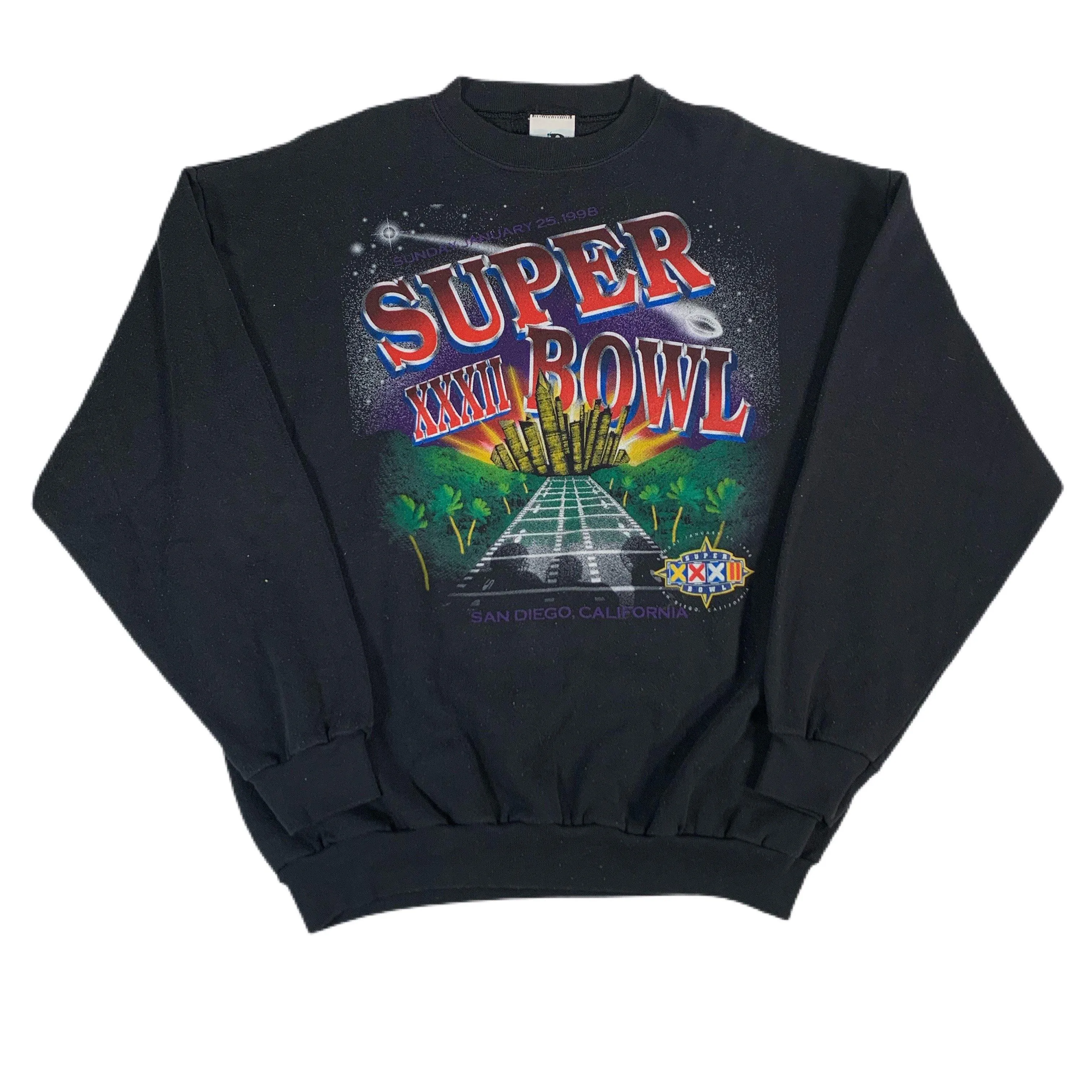 Vintage Super Bowl "1998" Crewneck Sweatshirt