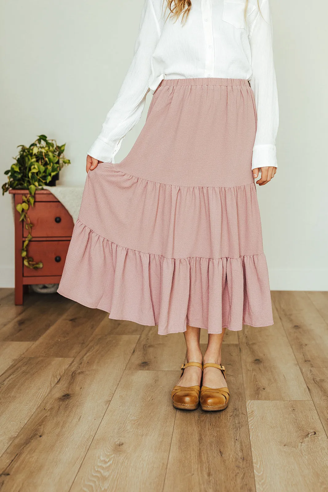 Virginia Ruffle Skirt Exclusive Drop Business Meeting