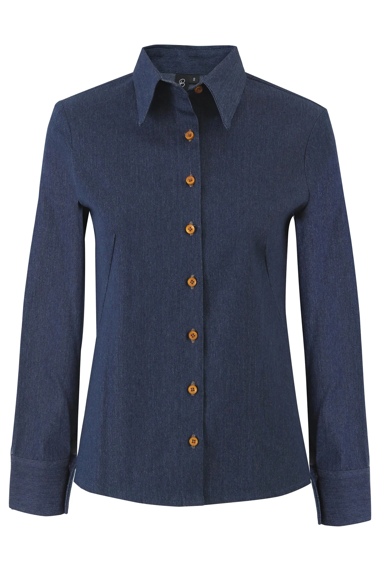 Visage Denim Cotton Shirt - Bardees