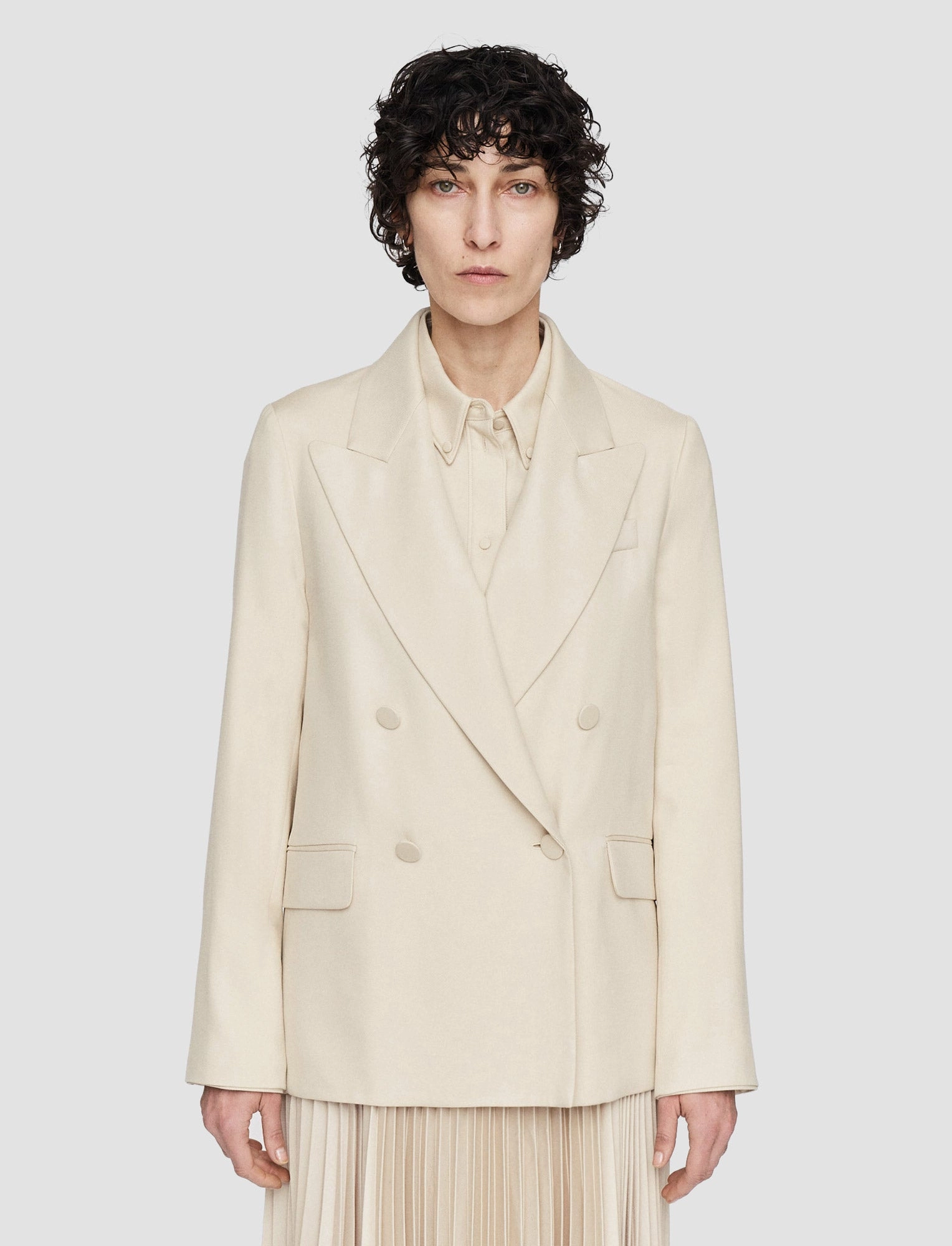 Viscose Twill Jaden Jacket no pocket