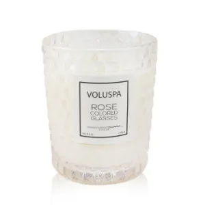 Voluspa Textured Glass Candle - Rose Colored Glasses 184g/6.5oz