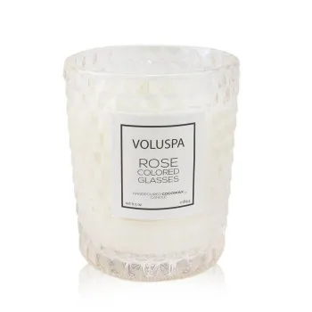 Voluspa Textured Glass Candle - Rose Colored Glasses 184g/6.5oz