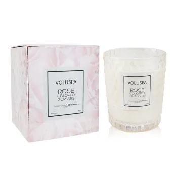 Voluspa Textured Glass Candle - Rose Colored Glasses 184g/6.5oz