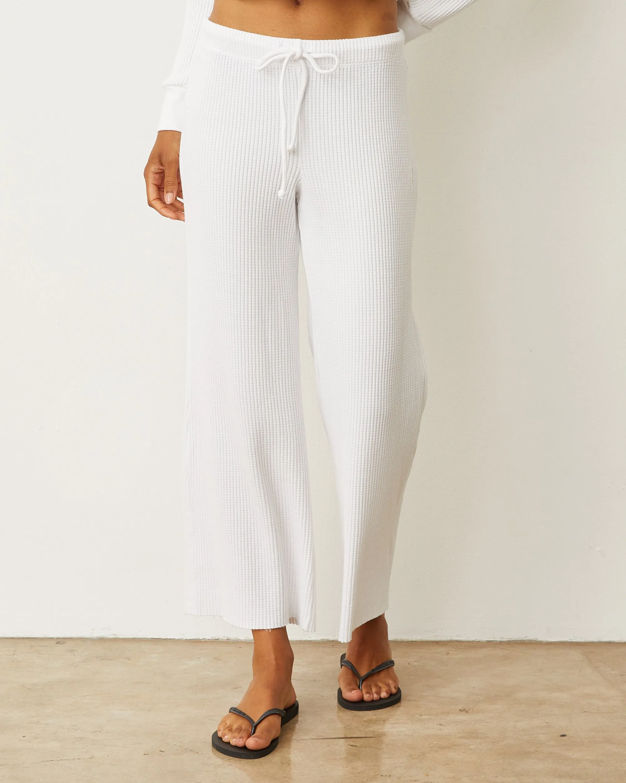 Waffle Crop Lounge Sweat HypoallergenicFabric