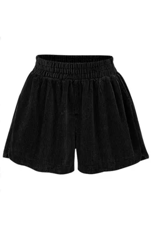 Flexible Layer Fit WAIST BANDING CORDUROY WARM SHORTS