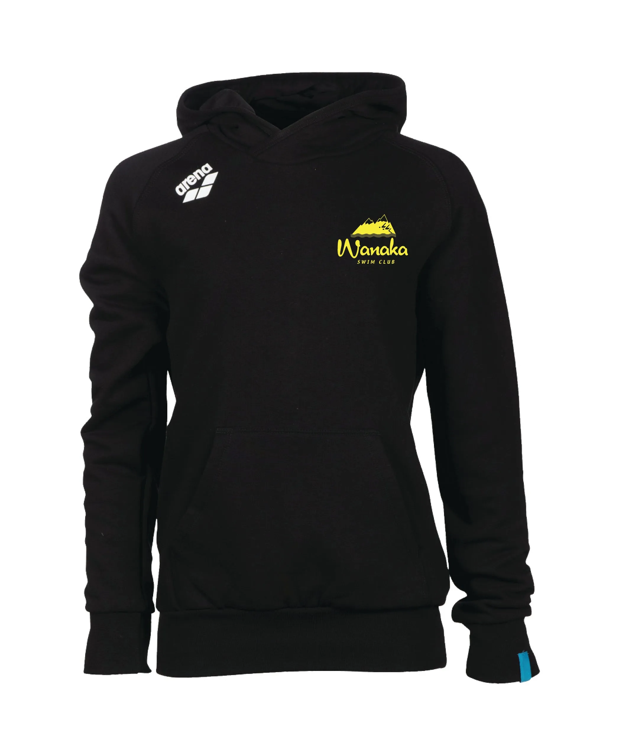 Wanaka Jr Hooded Panel Sweatshirt - Black