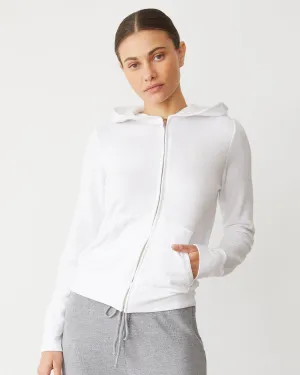 Softfleece Zip Up Hoody Floral Comfort everyday elegance