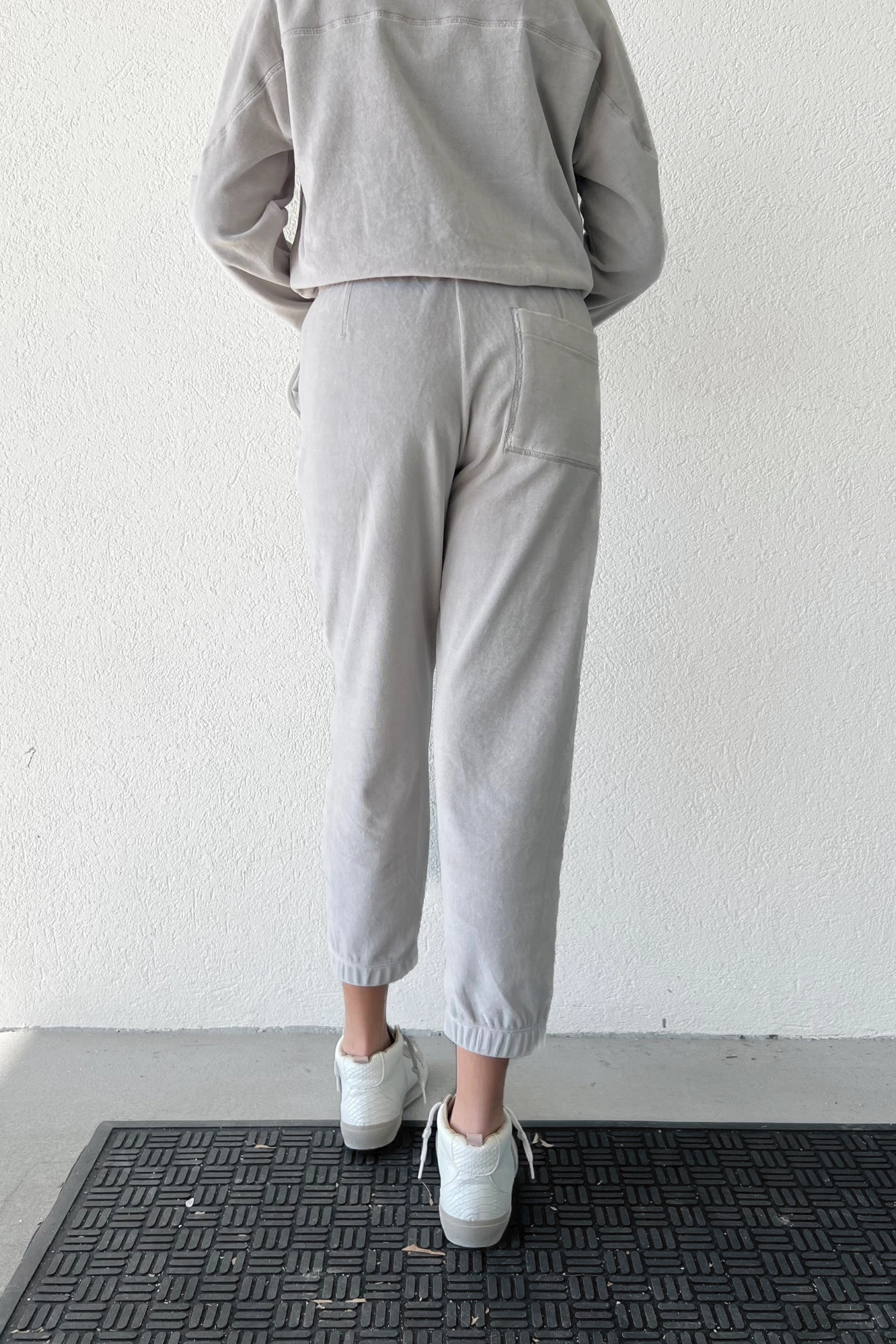 ASHLEY VELVET JOGGERS Everyday Comfort Wear Sleek Waist