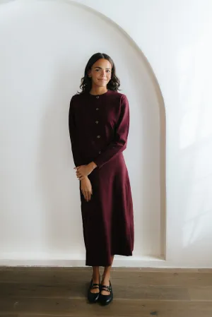 Kendra Skirt Front Slit High Shine