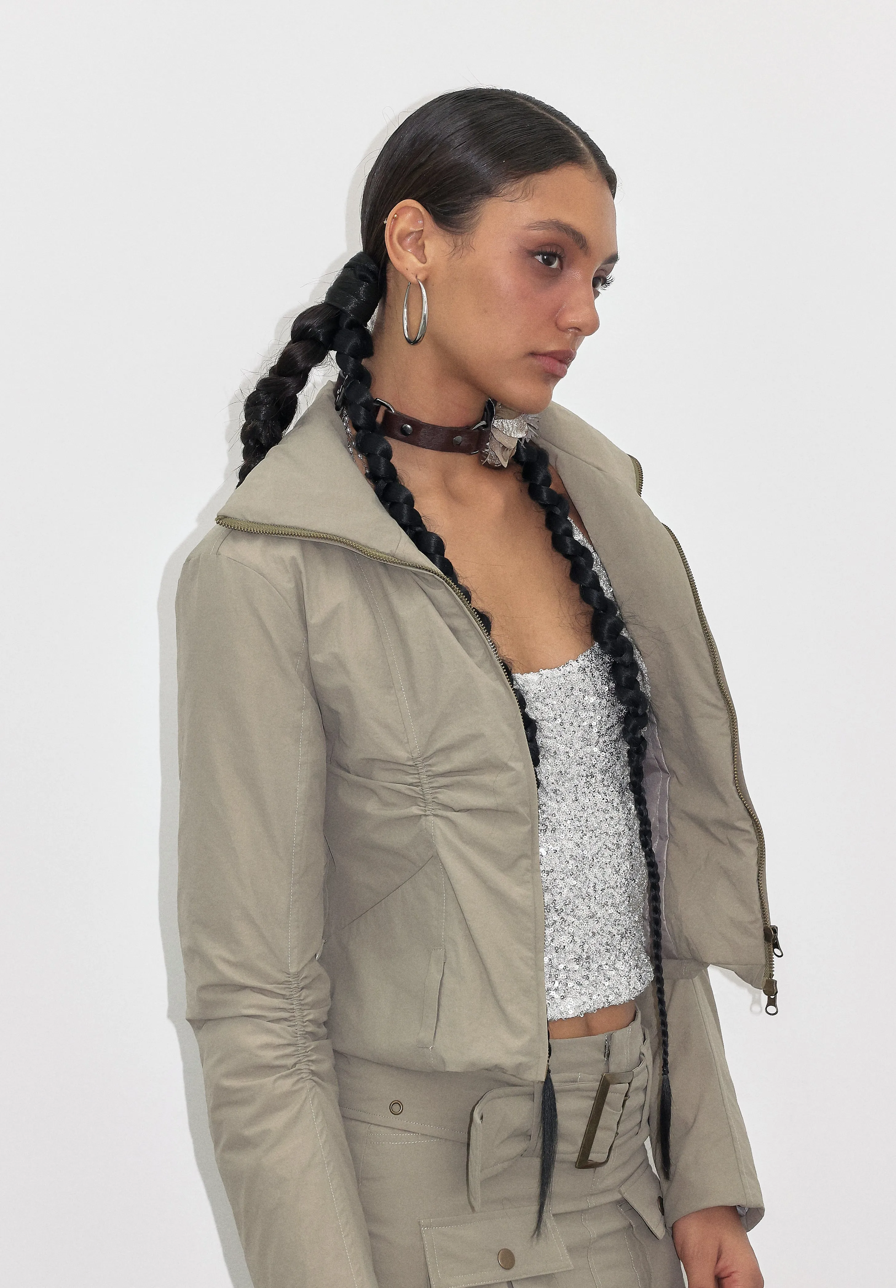 White Lightweight Down Jacket
