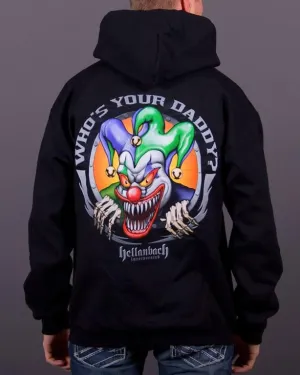 Who's Your Daddy? Full-Zip Up Hoodie w/Embroidered Left Chest.