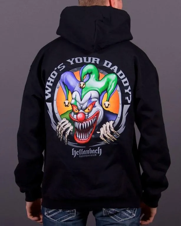 Who's Your Daddy? Full-Zip Up Hoodie w/Embroidered Left Chest.