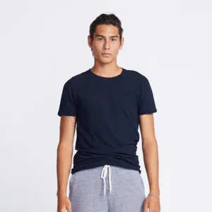 Crew Neck Tee UltraLightweight Distressed Texture