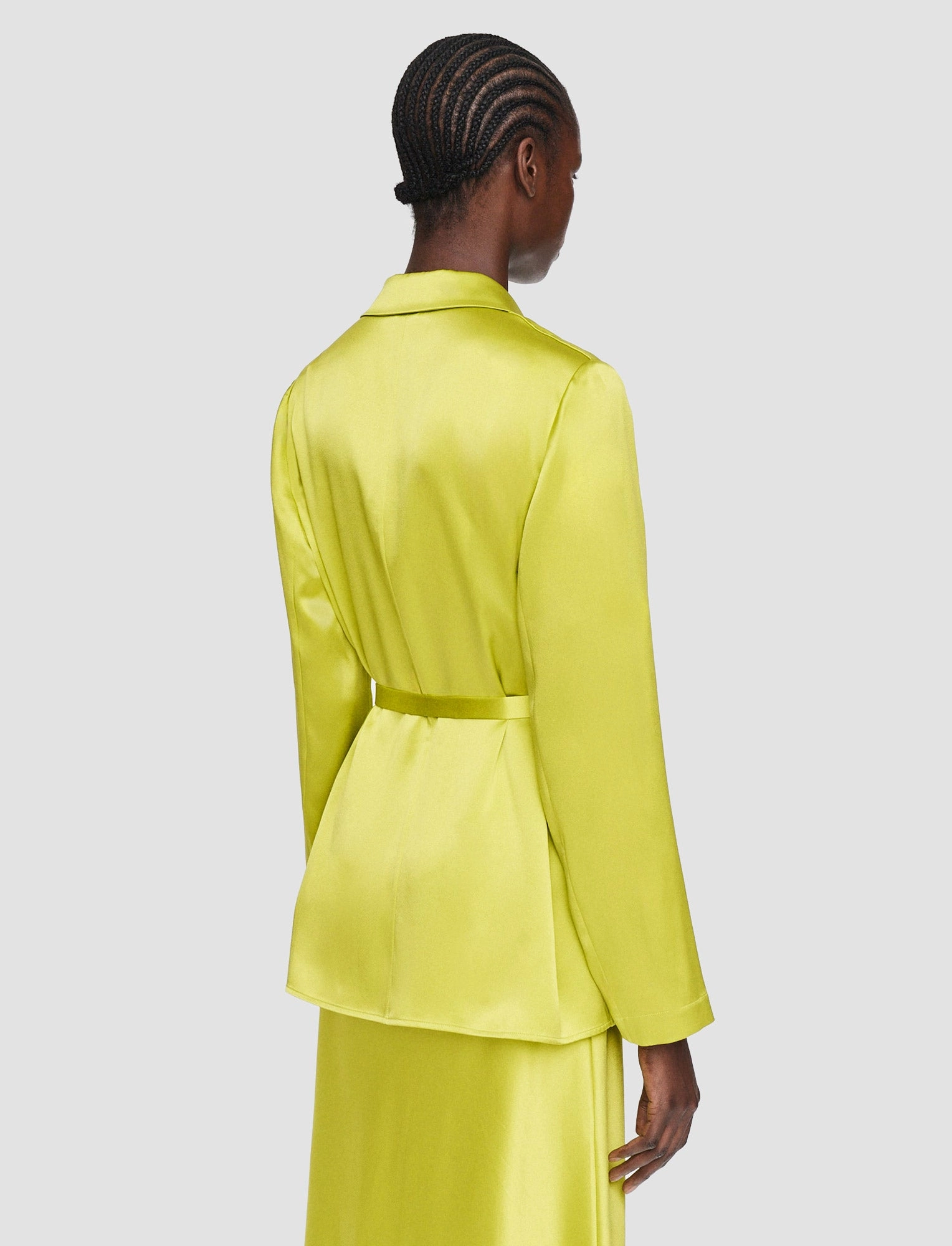 Joubert Silk Satin Jacket Thrive