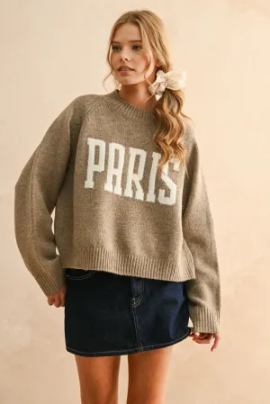 Paris Overized Sweater in Straw Chic Sweater Zero Waste Production Label