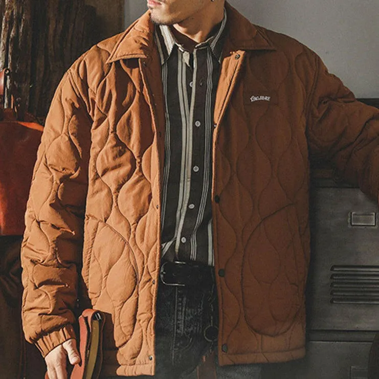 Windproof Warm Cotton Jacket Men P0677