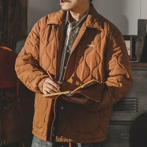 Windproof Warm Cotton Jacket Men P0677
