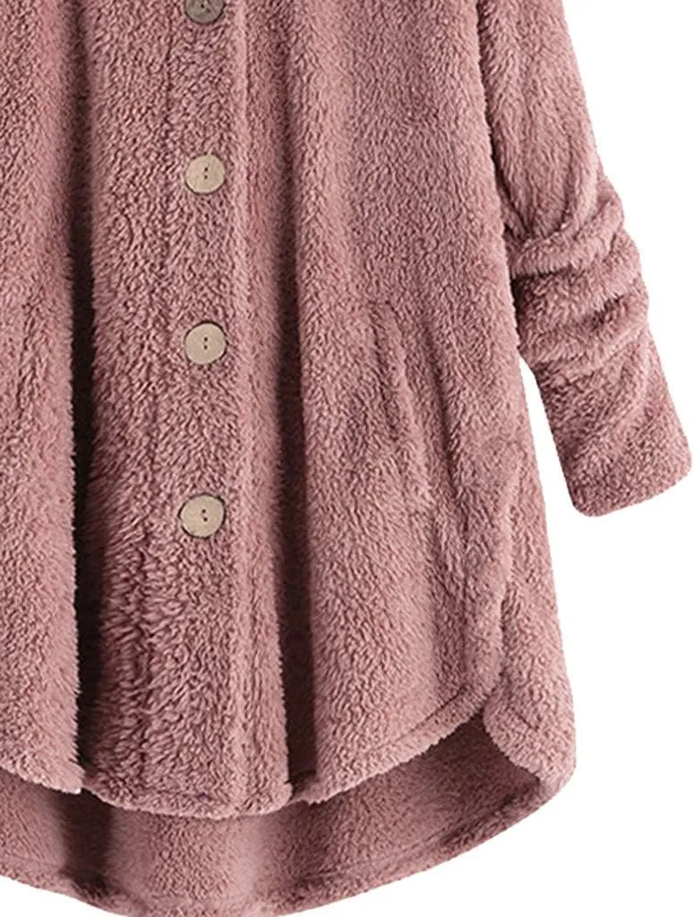 Winter Jackets Women Sherpa Lined Jacket Maternity Winter Coat Plus Size Hooded Sweater Oversized Hoodie