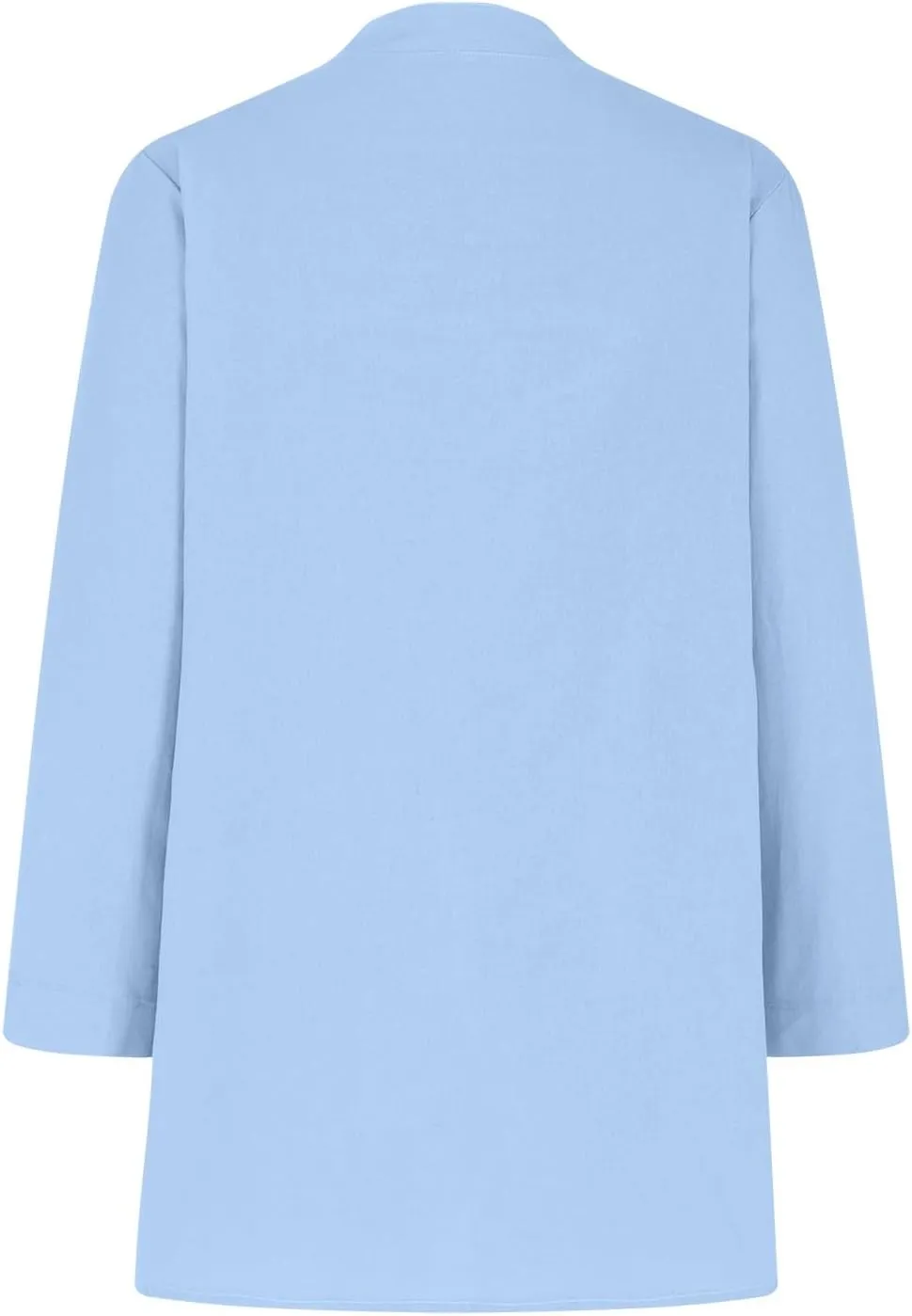 Women Cotton Linen Shirt Dressy Casual Button Down Tunic Dress Tops 2025 Summer Long Sleeve Beach Cover Up Tunic Tees