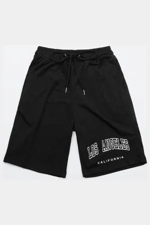 Comfortable Movement Packable design WOMEN ELASTIC WAIST BLACK SHORTS