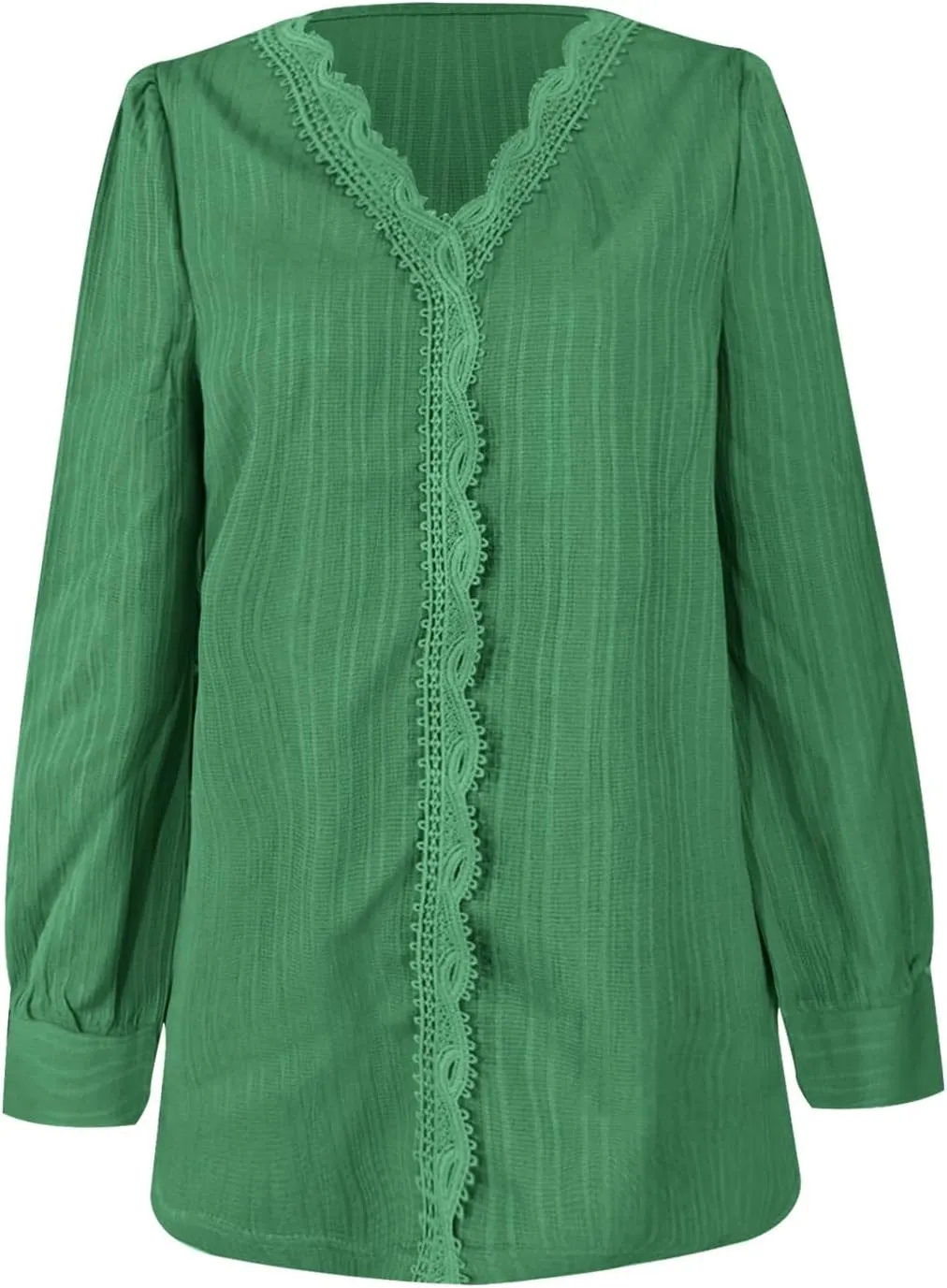 Womens Casual V Neck Tops Spring 2025 Long Sleeve Shirts Basic T Shirts Lightweight Loose T-Shirts Solid Tee Clothes
