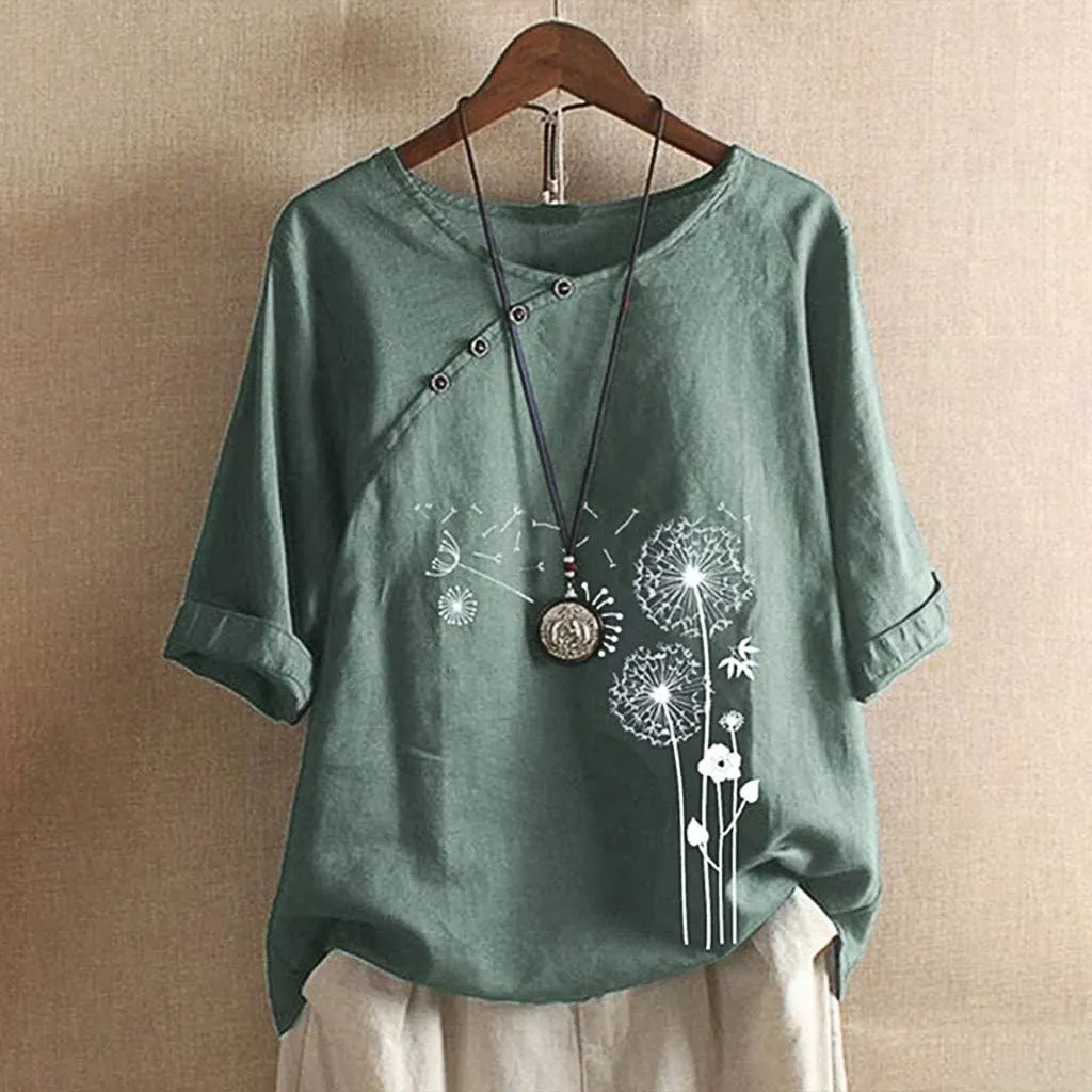 Womens Cotton Linen Tank Tops Cotton Long Sleeved Shirt Loose Embroidered Top 2025 Trendy Summer Retro Embroidered Boho