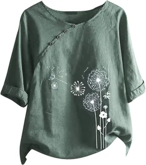Womens Cotton Linen Tank Tops Cotton Long Sleeved Shirt Loose Embroidered Top 2025 Trendy Summer Retro Embroidered Boho