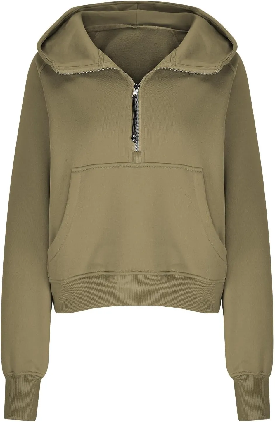 Women's Half Zip Up Sweatshirts Long Sleeve High Neck Pullover Oversized Fall Fashion Outfits Winter Clothes