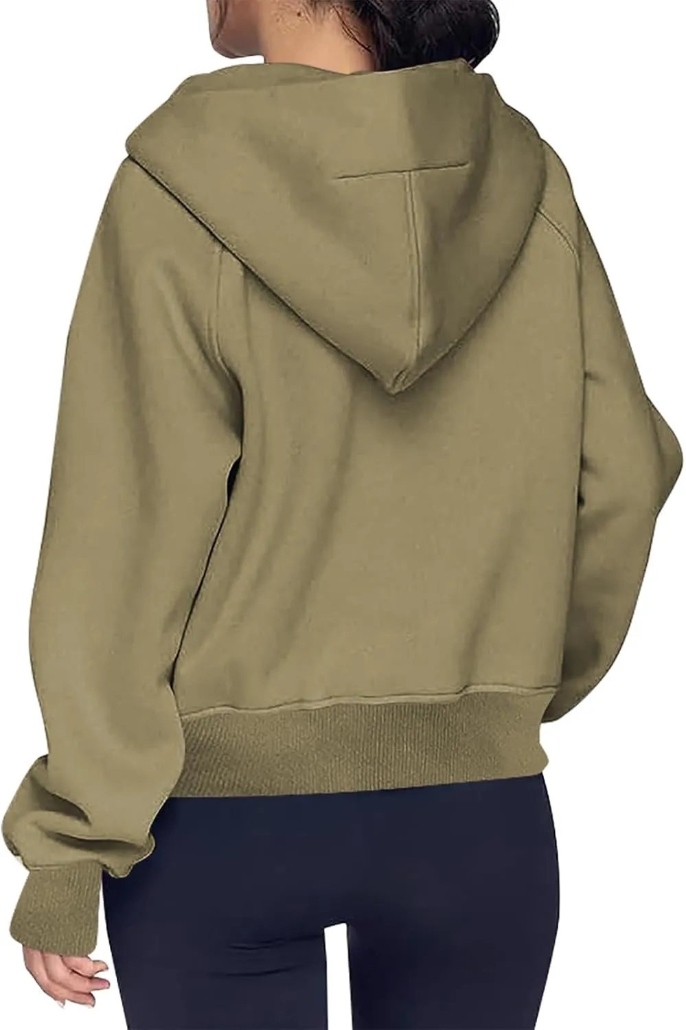 Women's Half Zip Up Sweatshirts Long Sleeve High Neck Pullover Oversized Fall Fashion Outfits Winter Clothes
