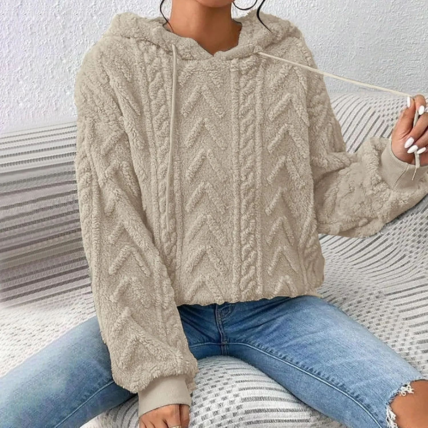 Womens Hoodies Oversized Sweatshirts Pullover Womens Cute Fashion Sweatshirts Sweaters Casual Fashion Jackets Womens