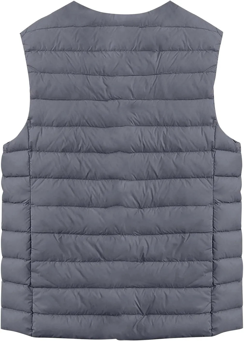 Womens Lightweight Puffer Vest Packable Warm Winter Sleeveless Jacket Crew Neck Water Resistant Quilted Vest
