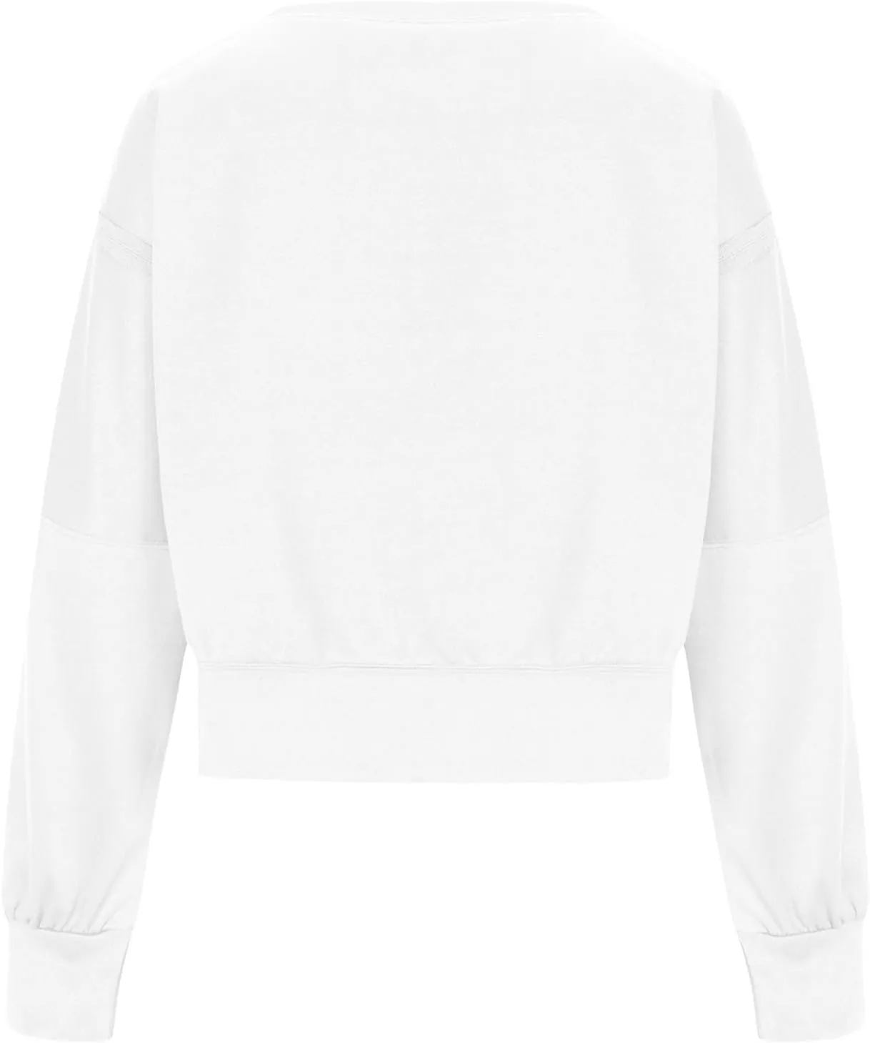 Womens Oversized Sweatshirts Trendy, Cropped Crew Neck Sweatshirts Exposed Seam Loose Tunic Tops Fall Clothes 2025