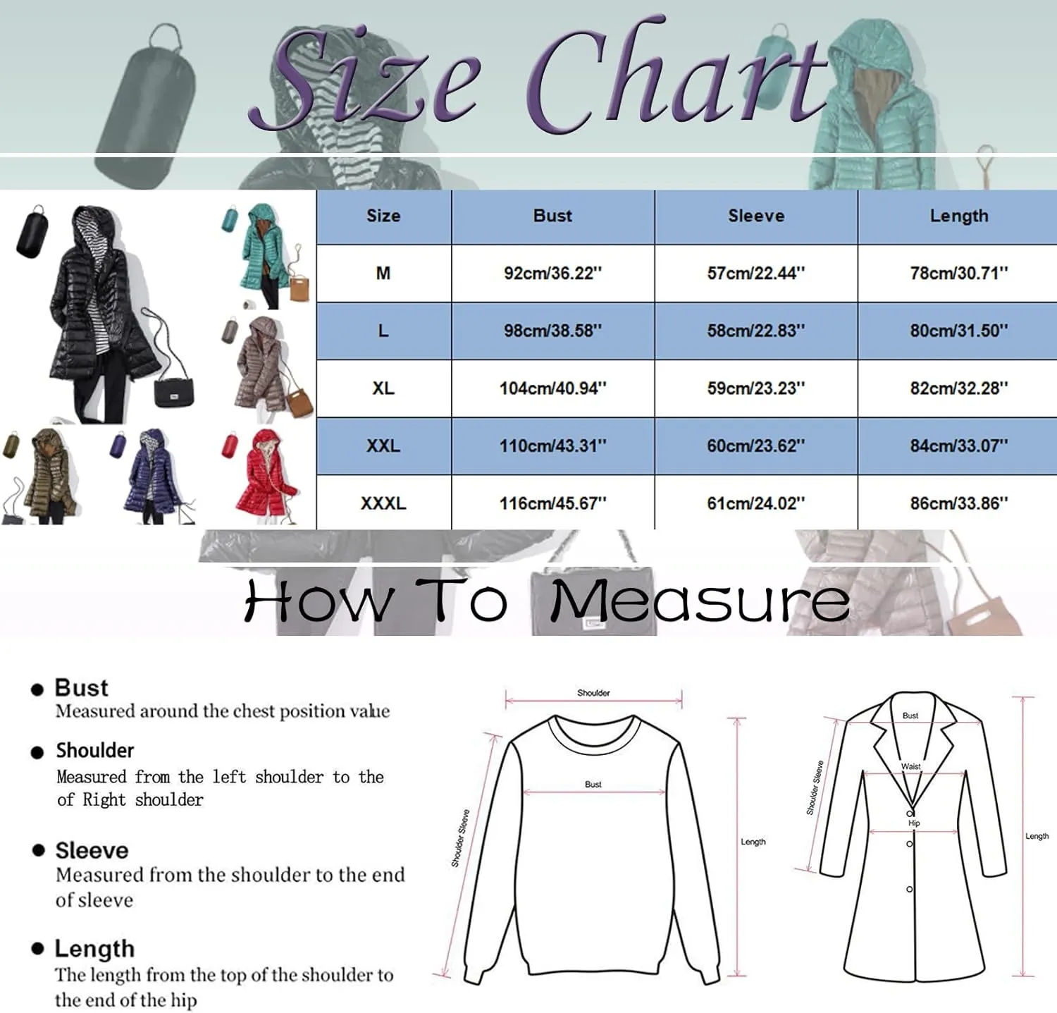 Womens Solid Long Puffer Jacket Fashion Slim Hooded Down Coat Lightweight Packable Long Sleeve Overcoat Daily Outwear