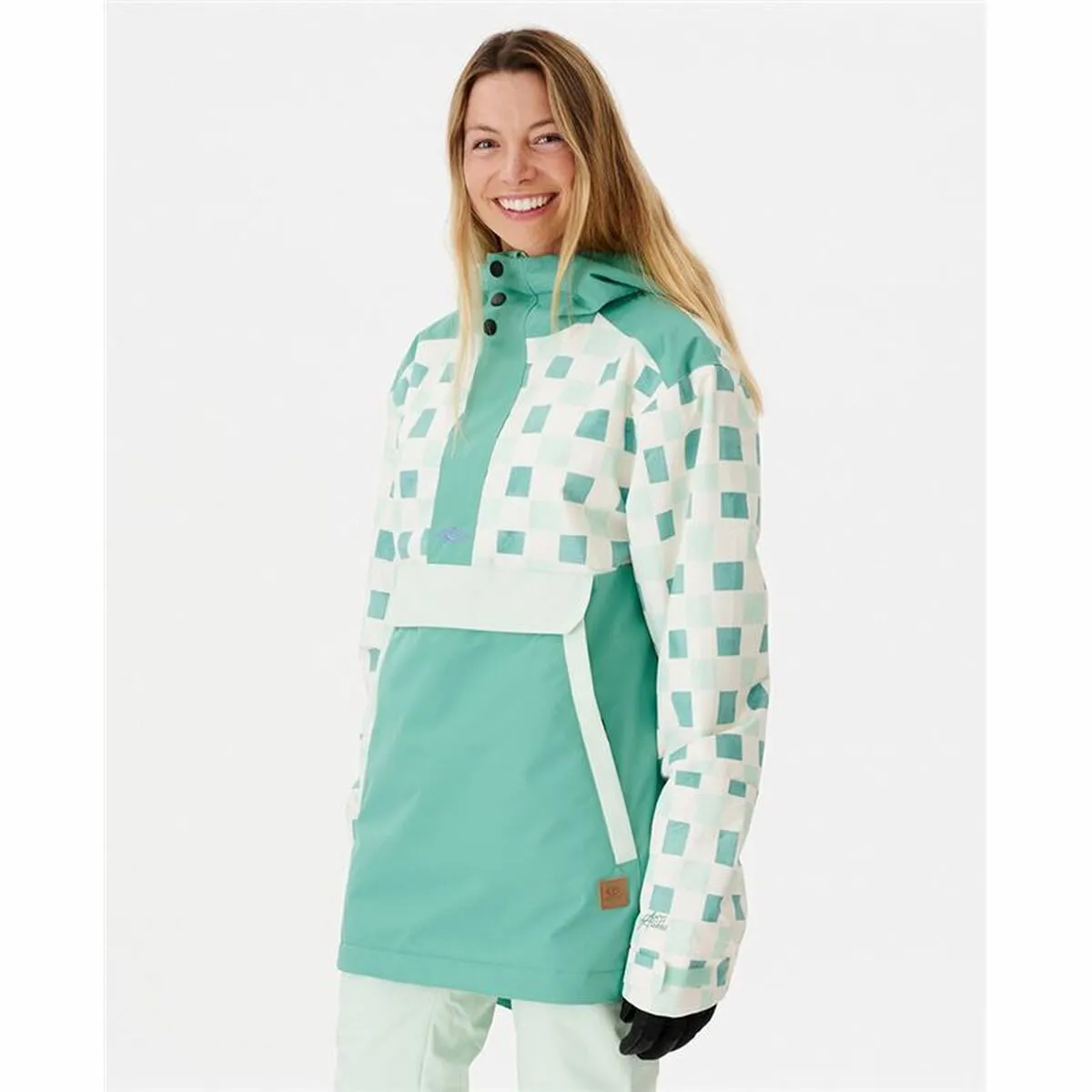 Women'S Sports Jacket Rip Curl Rider Anorak Aquamarine