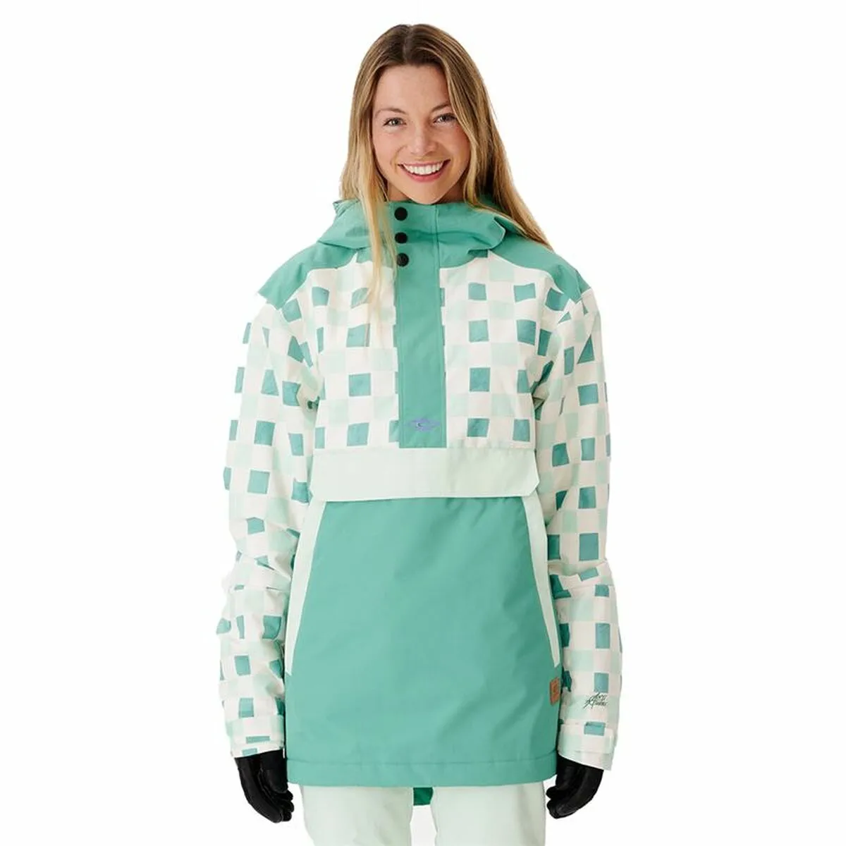 Women'S Sports Jacket Rip Curl Rider Anorak Aquamarine